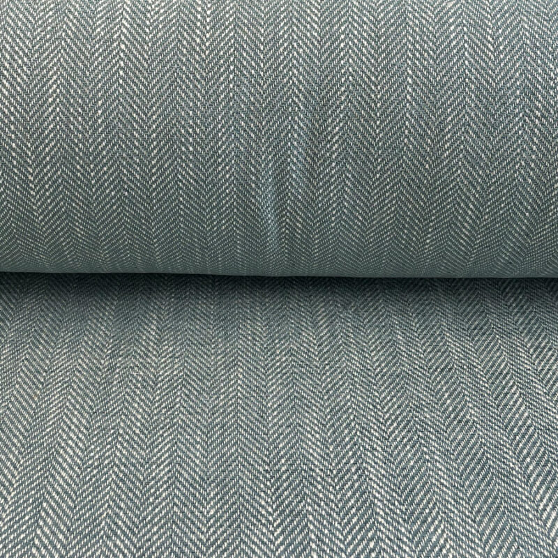 Upholstery Fabric Spey Herringbone - Seagreen