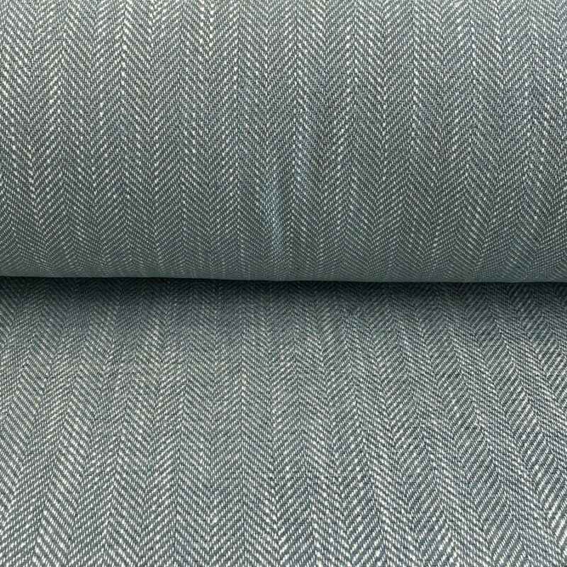 Upholstery Fabric Spey Herringbone - Seagreen