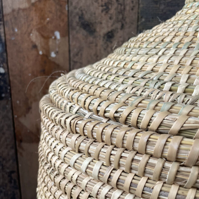 Seagrass Lidded Laundry Basket