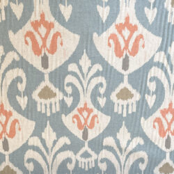 Extra Wide fabric Nurota Mineral Blue Orange Tinsmiths Cloth