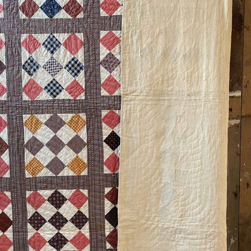 C1880's American Patchwork Quilt - FEBPQ4