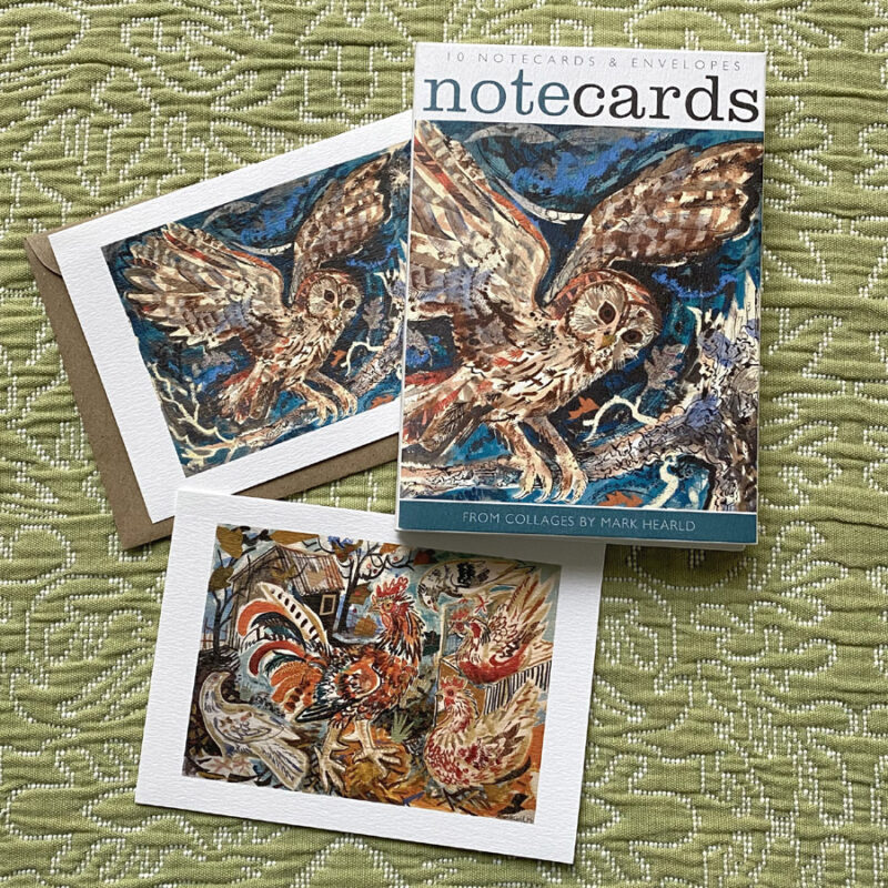 Mark Hearld Notecards - Owl and Hen