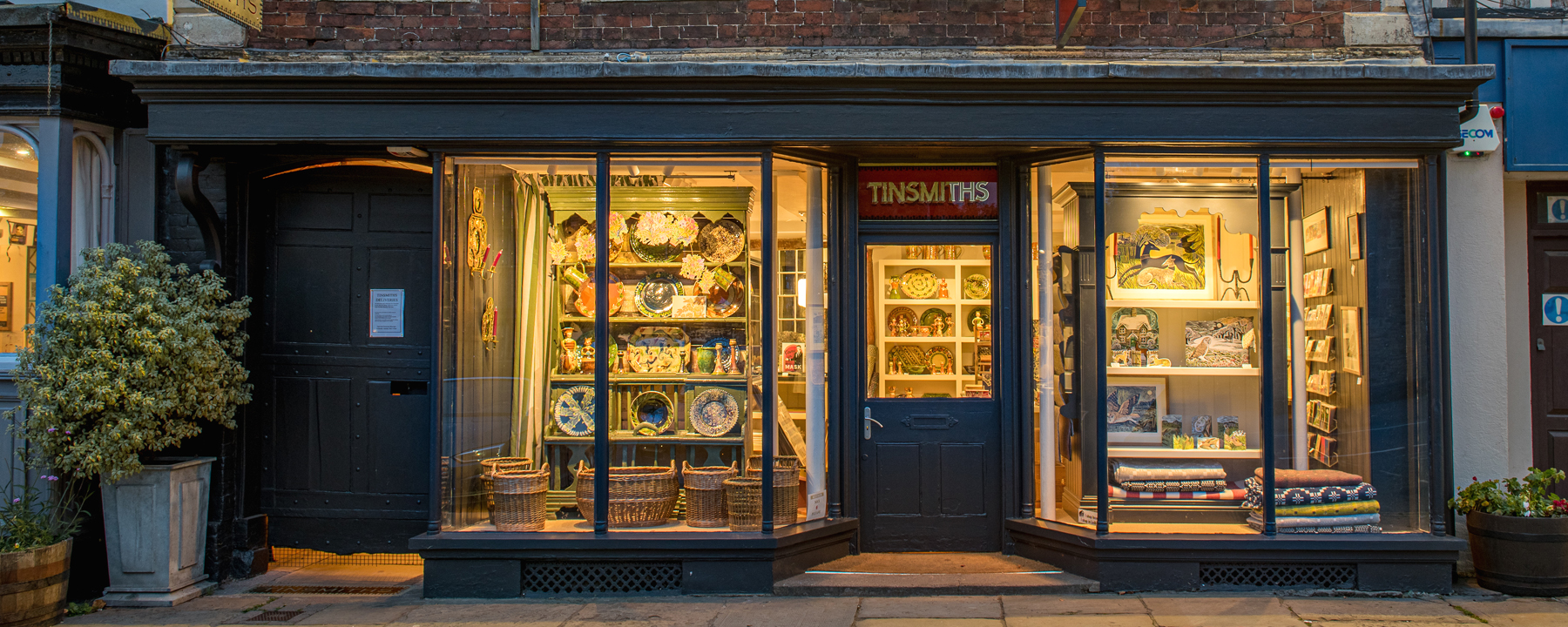 Tinsmiths Homeware Shop Exterior