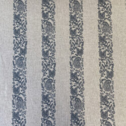 Indira Stripe Fabric Tinsmiths Indigo