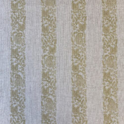 Indira Stripe Fabric Tinsmiths Soft Gold