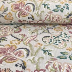 Upholstery Print Daphne - Rose & Mustard