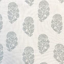 Malabar printed Cloth Fabric Tinsmiths Duckegg