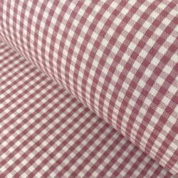 Brogue Check Fabric Tinsmiths Rose