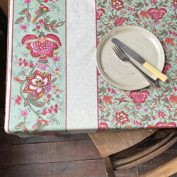 Camille Oilcloth Fabric Table cloth Tinsmiths