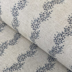 Jasmine Printed Stripe Fabric Tinsmiths