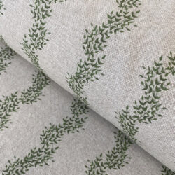 Jasmine Printed Stripe Fabric Tinsmiths