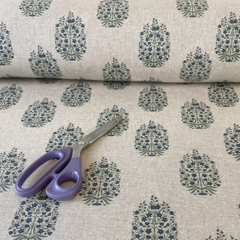 Kamala - Indigo and Soft Green - Image 5