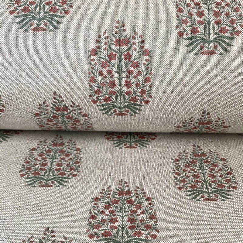 Kamala - Strawberry and Soft Green - Image 3