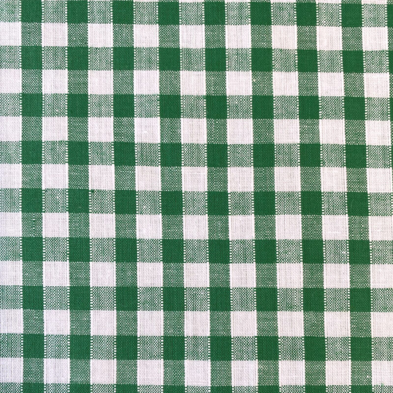 Narrow Vichy Check Gingham - Emerald Green - Image 2