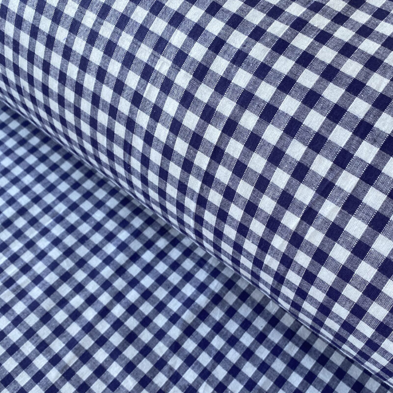 Narrow Vichy Check Gingham Fabric Tinsmiths