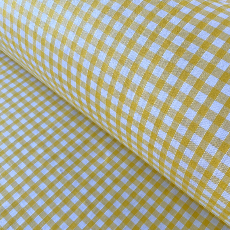 Narrow Vichy Check Gingham Fabric Tinsmiths