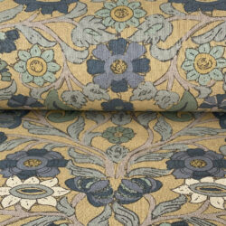 Virginia Print Fabric Tinsmiths Duckegg Gold