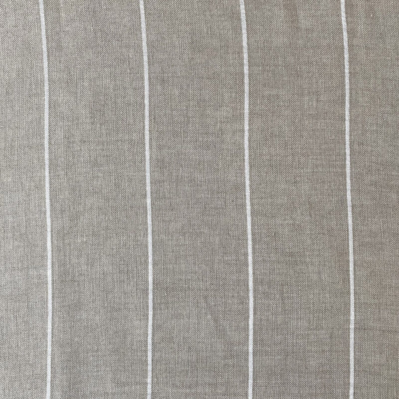 Extra Wide Sheer Stripe - White - Image 3