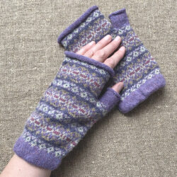 Fairisle Fingerless Mittens Tinsmiths