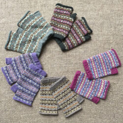 Fairisle Fingerless Mittens Tinsmiths