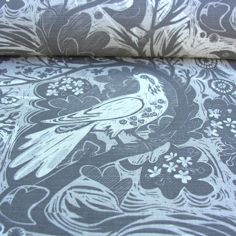 Mark Hearld Doveflight - Silver Grey - Image 3