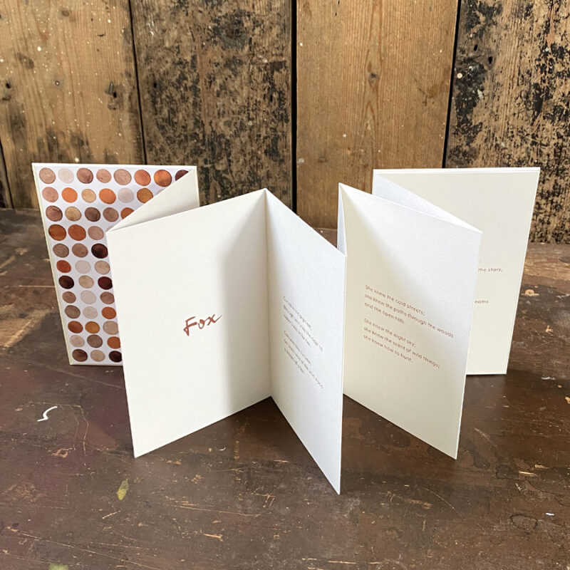 Accordion Book Fox by Jackie Morris - Image 3