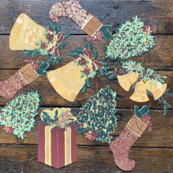 Recycled Paper Garland Eastend Press Christmas Tinsmiths