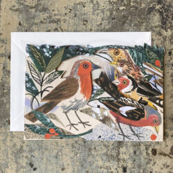 Winter Feast folding Card Mark Hearld Art Angels Tinsmiths