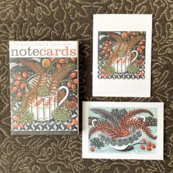 Angie Lewin Notecards Winter Tinsmiths