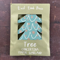 Recycled Paper Garland Eastend Press Tinsmiths Trees
