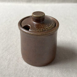 Knighton Mill Pottery Saltglazed stoneware Mustard Jar Tinsmiths