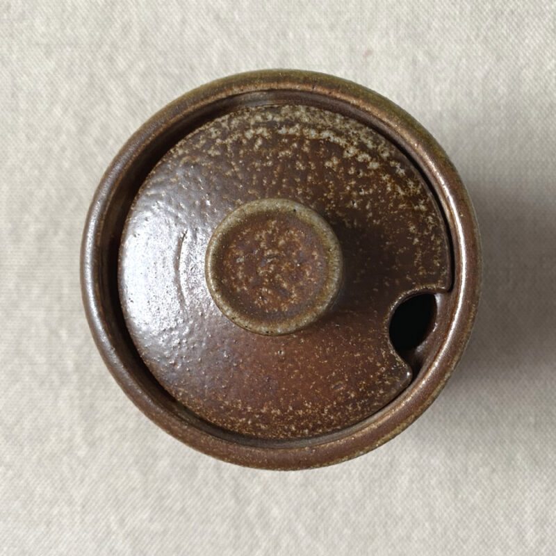 Knighton Mill Pottery Stoneware Mustard Jar - Image 4