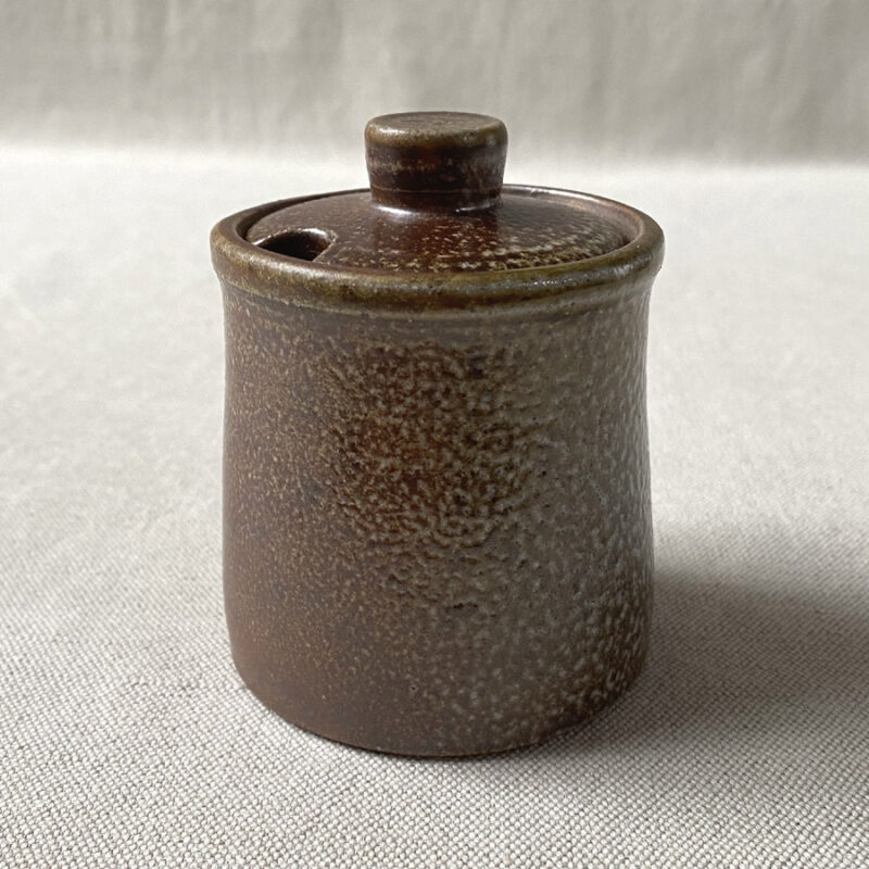 Knighton Mill Pottery Saltglaze Stoneware Mustard Pot Tinsmiths