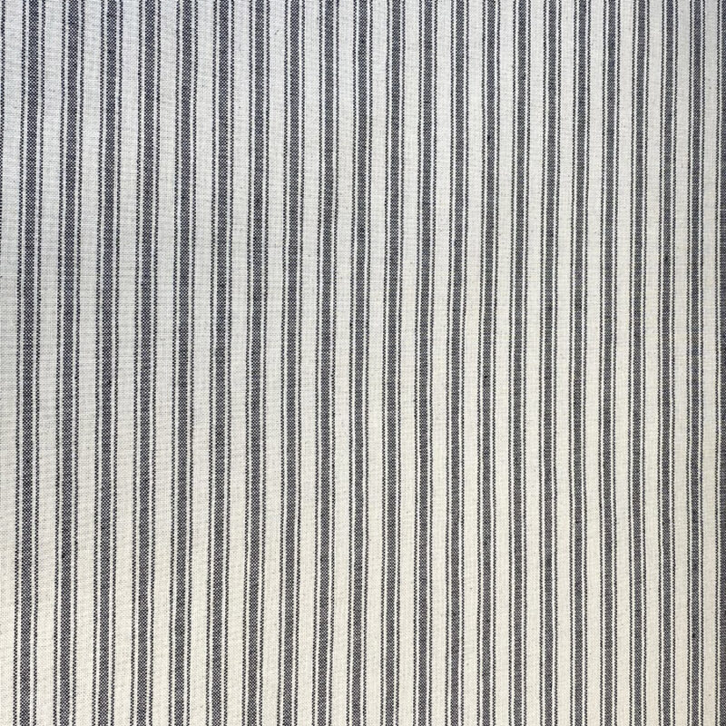 Extra Wide Hector Ticking Stripe - Black - Image 2