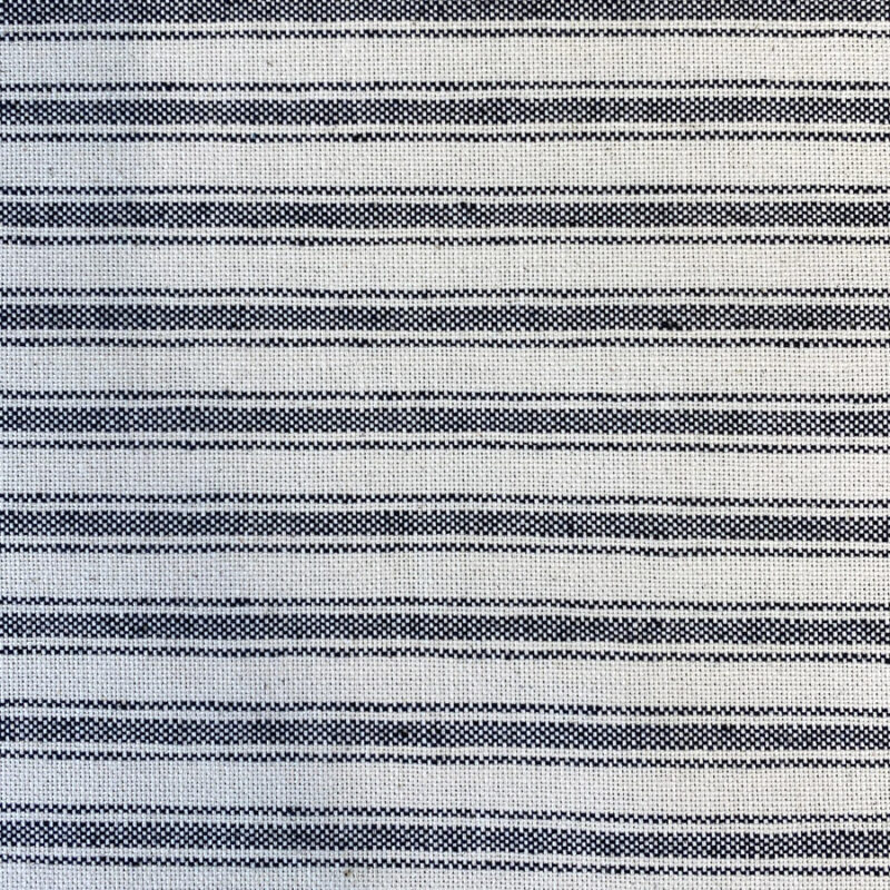 Extra Wide Hector Ticking Stripe - Black - Image 4
