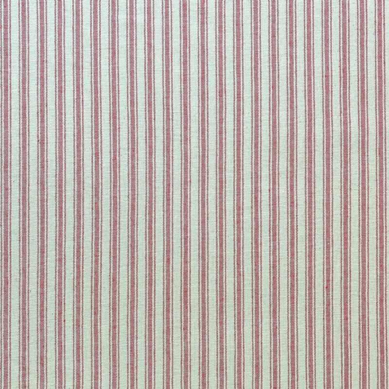 Extra Wide Hector Ticking Stripe - Peony - Image 2