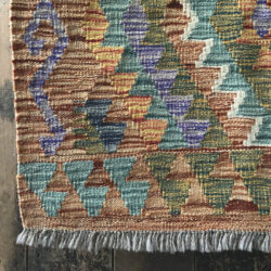 Kutchi Kilim Rug Carpet Wool Tinsmiths