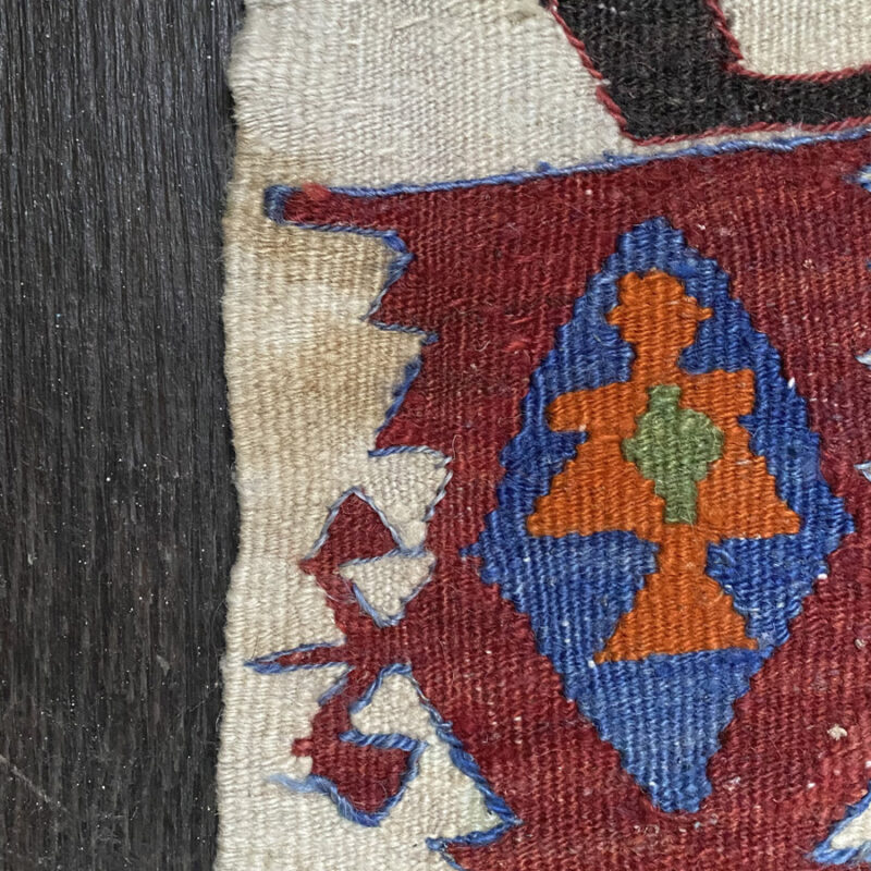 Kutchi Kilim Rug Carpet Wool Tinsmiths