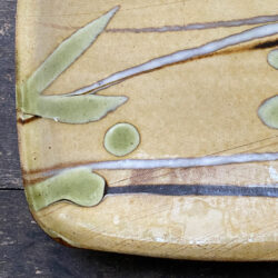 Patia Davis Ceramic slipware BISCUIT PLATE Tinsmiths