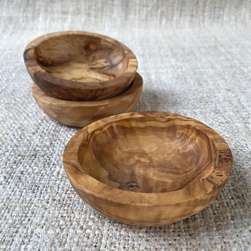 Olive Wood Dipping Bowl - Image 2