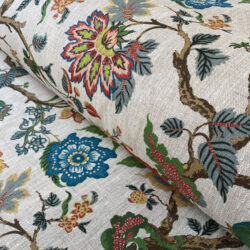 Sasha Linen Print Fabric Cloth Tinsmiths