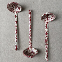 Enamelware Ladle Burgundy Tinsmiths