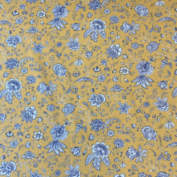 Dianthus Cotton Print Curtain Fabric Tinsmiths