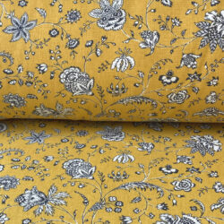 Dianthus Cotton Print Curtain Fabric Tinsmiths