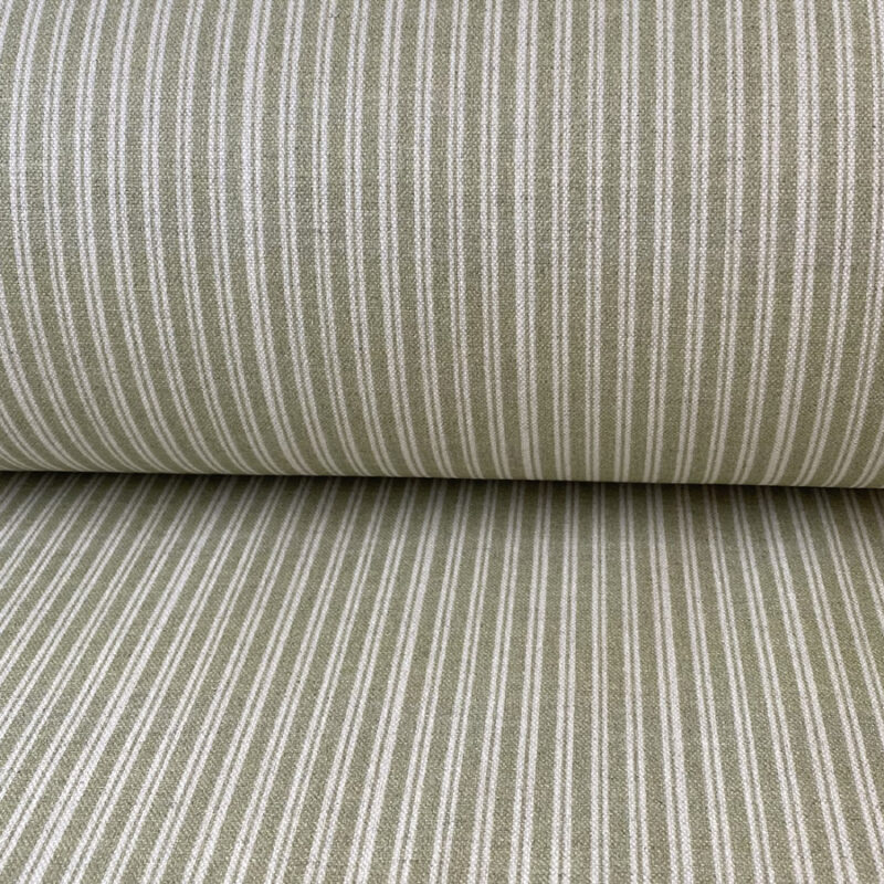 Extra Wide Pinstripe Print - Sage - Image 3