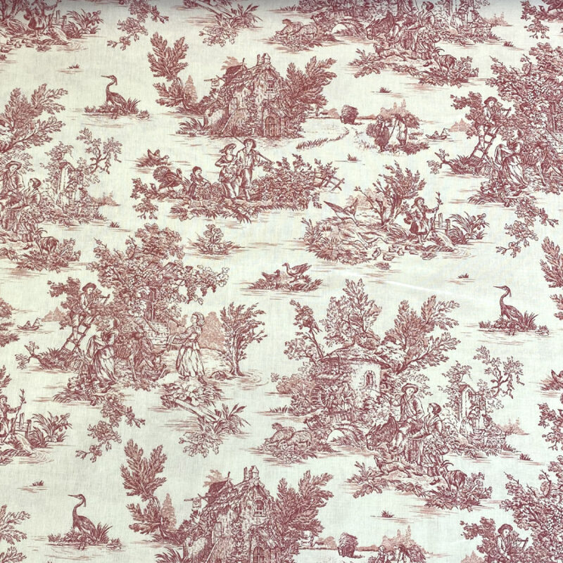 Extra Wide Toile Arcadian - Peony - Image 2