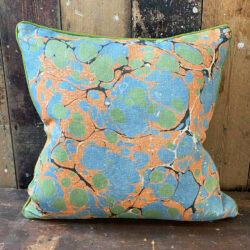 Tinsmiths Folio 2 Marbled Linen Fabric Cushion