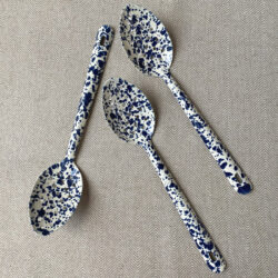 Enamelware Slotted Spoon Splatterware Tinsmiths Crow Canyon