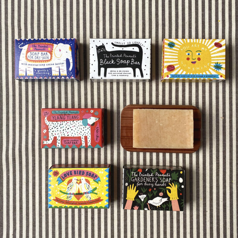 Printed Peanut Natural Soap
