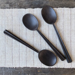 Qasa Qasa African Blackwood Cooking Utensils Tinsmiths